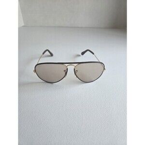 Vintage Ray Ban Aviator Sunglasses 58 14 Brown Leathers With Changeables Lenses